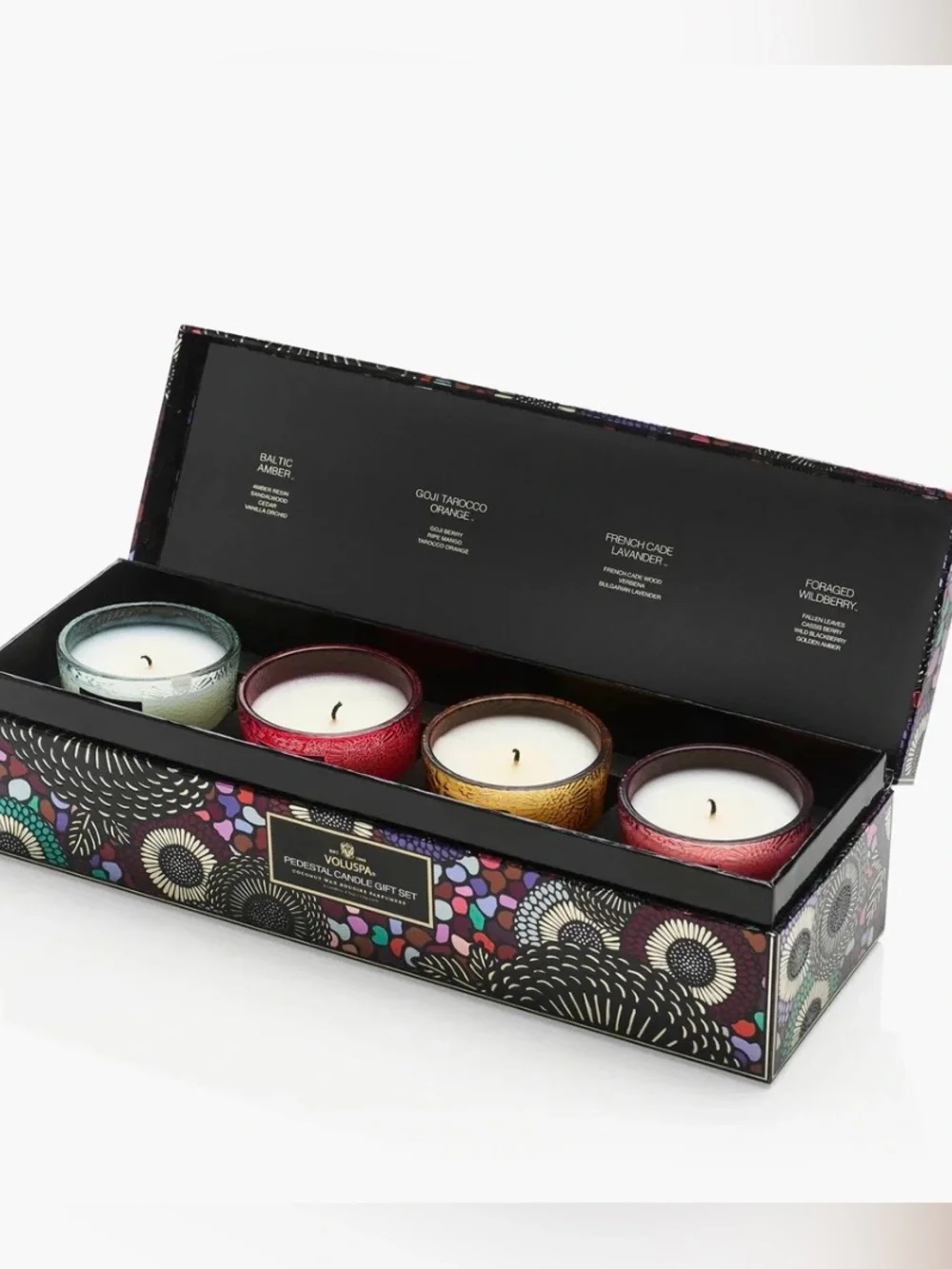 Voluspa Japonica Best Sellers Gift Small Candle Set 2.5 oz, Set of 4 - READ